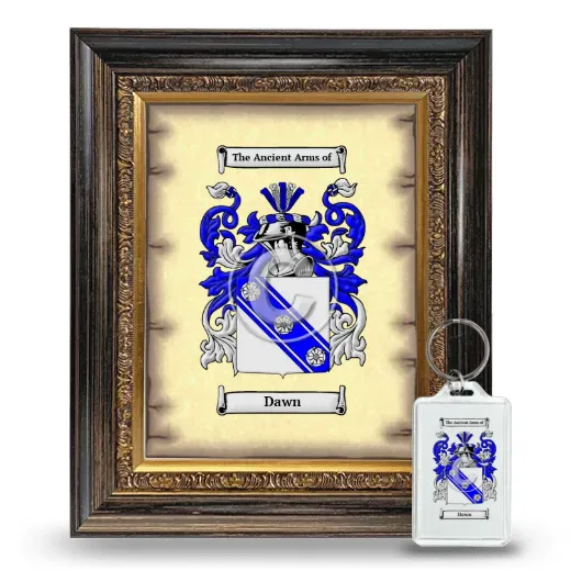 Dawn Framed Coat of Arms and Keychain - Heirloom