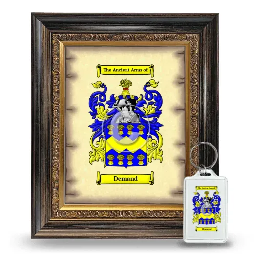 Demand Framed Coat of Arms and Keychain - Heirloom