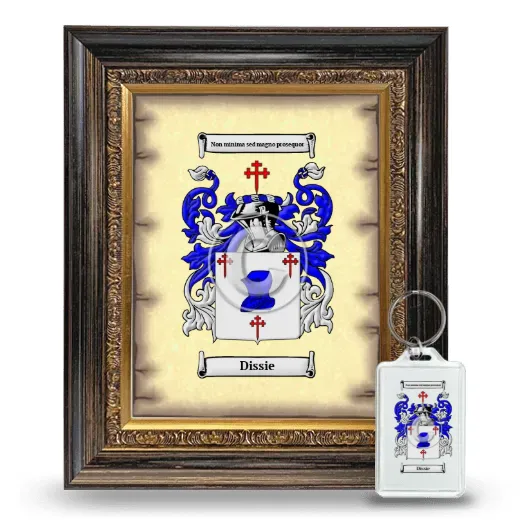 Dissie Framed Coat of Arms and Keychain - Heirloom
