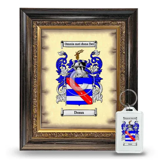 Donn Framed Coat of Arms and Keychain - Heirloom