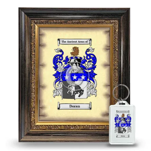 Doran Framed Coat of Arms and Keychain - Heirloom