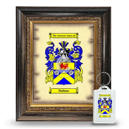 Duhme Framed Coat of Arms and Keychain - Heirloom