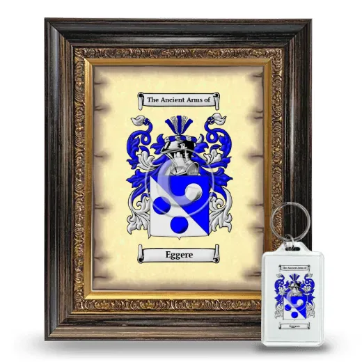 Eggere Framed Coat of Arms and Keychain - Heirloom