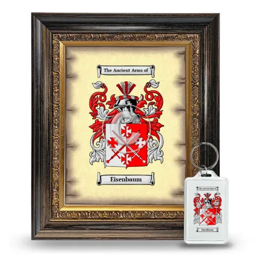 Eisenbaum Framed Coat of Arms and Keychain - Heirloom