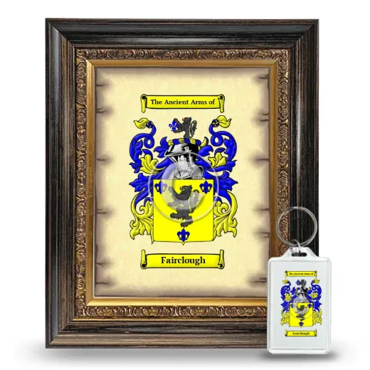Fairclough Framed Coat of Arms and Keychain - Heirloom