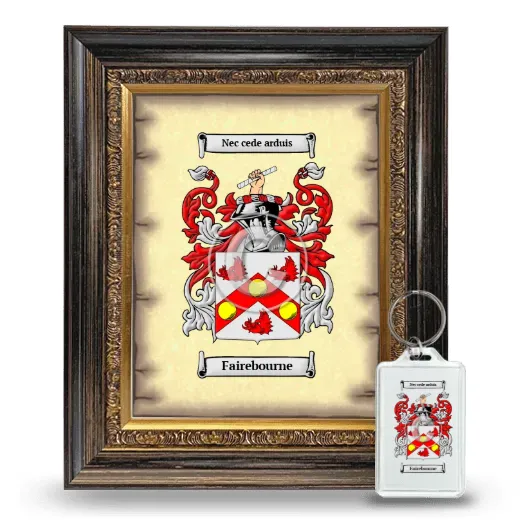 Fairebourne Framed Coat of Arms and Keychain - Heirloom