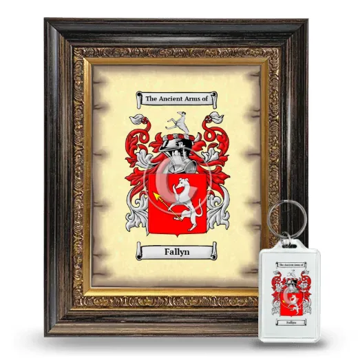 Fallyn Framed Coat of Arms and Keychain - Heirloom