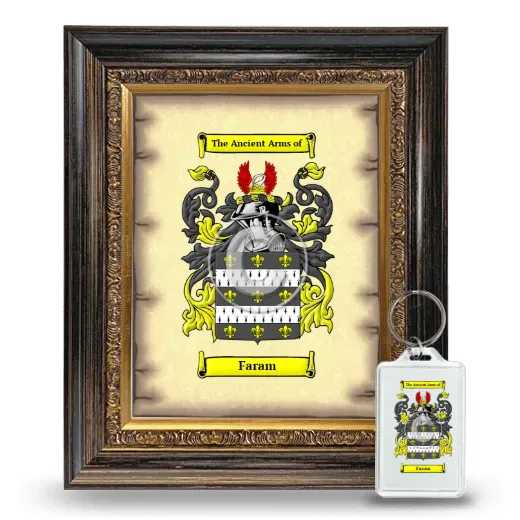 Faram Framed Coat of Arms and Keychain - Heirloom