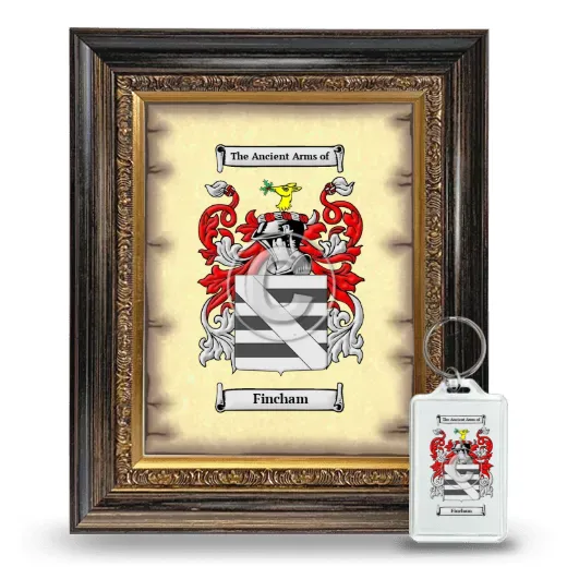 Fincham Framed Coat of Arms and Keychain - Heirloom