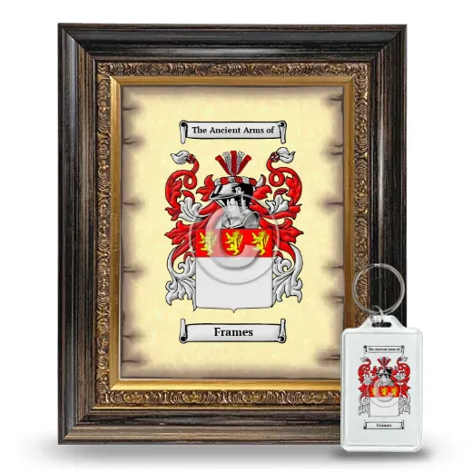 Frames Framed Coat of Arms and Keychain - Heirloom