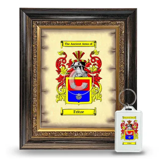 Fritze Framed Coat of Arms and Keychain - Heirloom