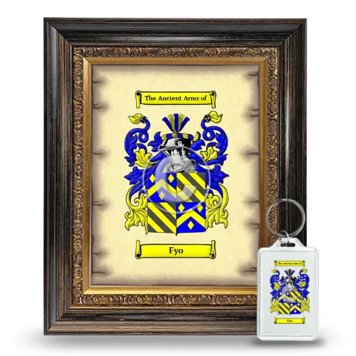 Fyo Framed Coat of Arms and Keychain - Heirloom