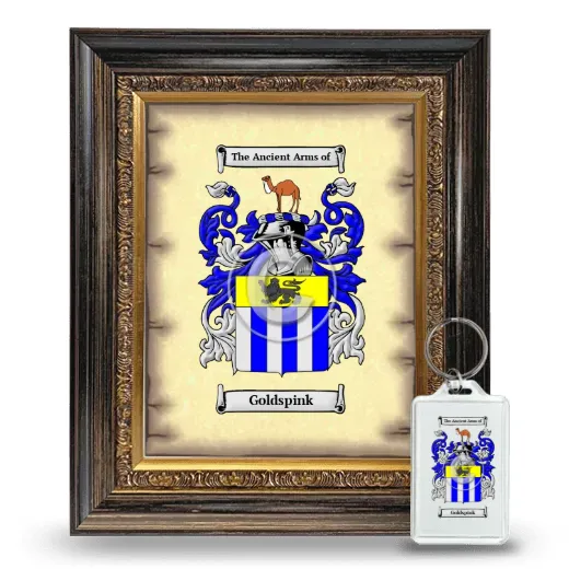 Goldspink Framed Coat of Arms and Keychain - Heirloom