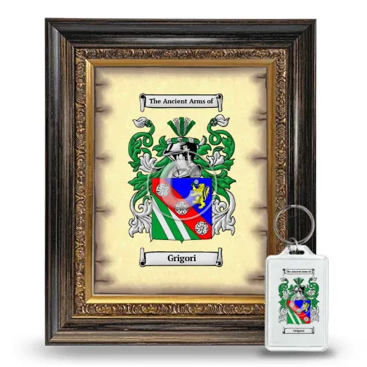 Grigori Framed Coat of Arms and Keychain - Heirloom