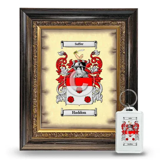 Haddon Framed Coat of Arms and Keychain - Heirloom