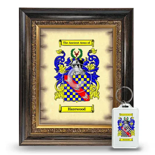 Harewood Framed Coat of Arms and Keychain - Heirloom