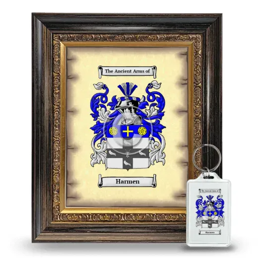 Harmen Framed Coat of Arms and Keychain - Heirloom
