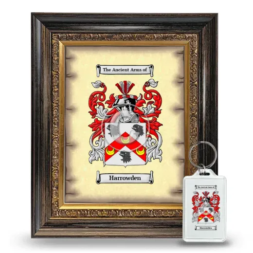 Harrowden Framed Coat of Arms and Keychain - Heirloom