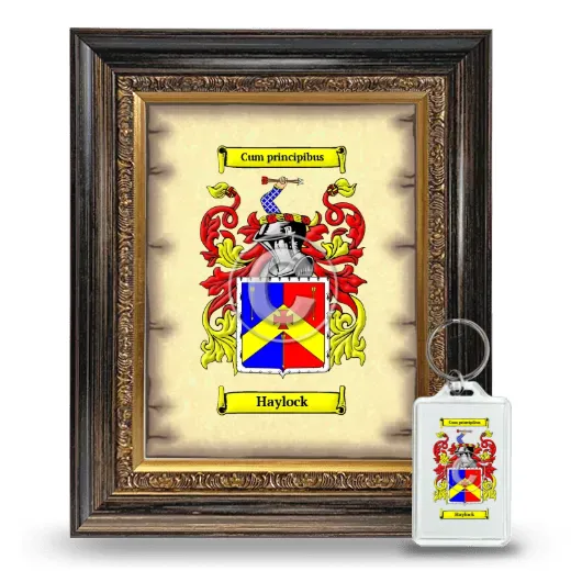 Haylock Framed Coat of Arms and Keychain - Heirloom
