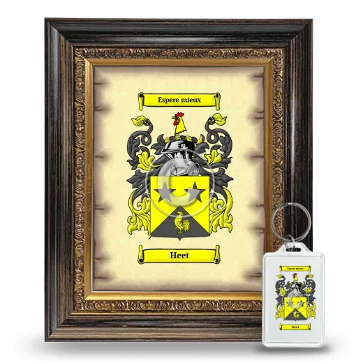 Heet Framed Coat of Arms and Keychain - Heirloom