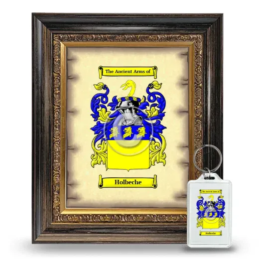 Holbeche Framed Coat of Arms and Keychain - Heirloom