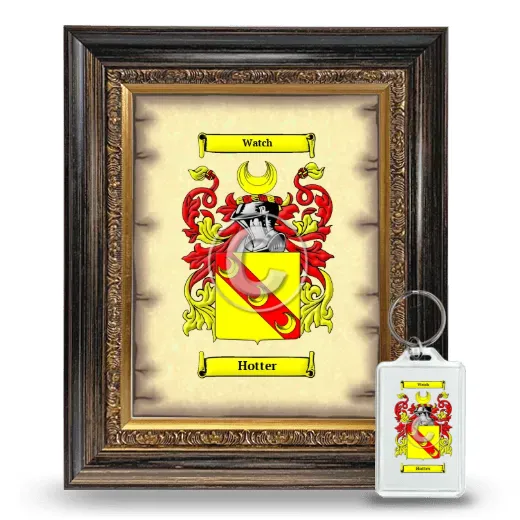 Hotter Framed Coat of Arms and Keychain - Heirloom