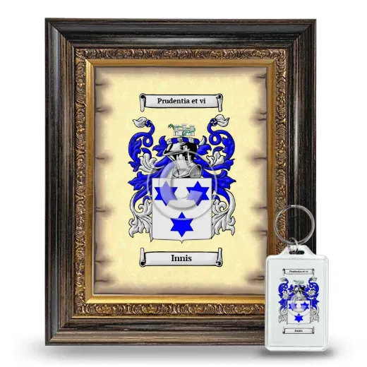 Innis Framed Coat of Arms and Keychain - Heirloom