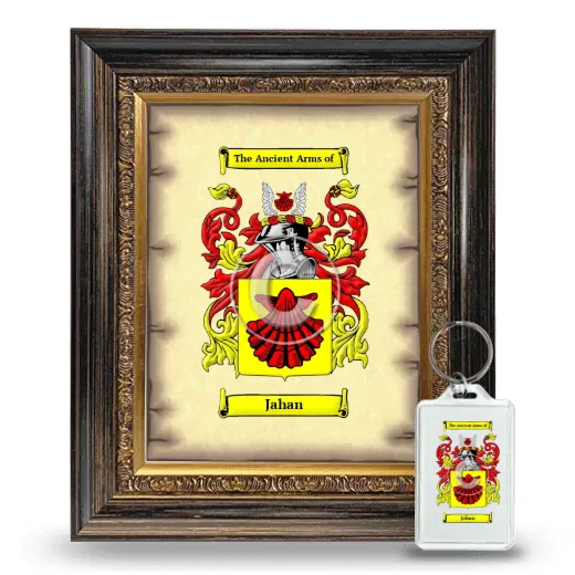 Jahan Framed Coat of Arms and Keychain - Heirloom