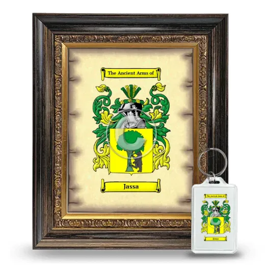 Jassa Framed Coat of Arms and Keychain - Heirloom