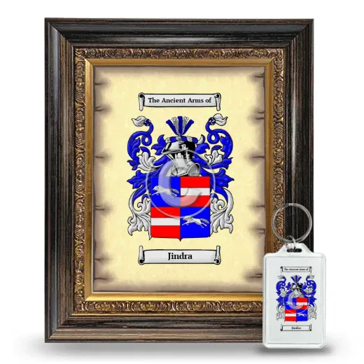 Jindra Framed Coat of Arms and Keychain - Heirloom