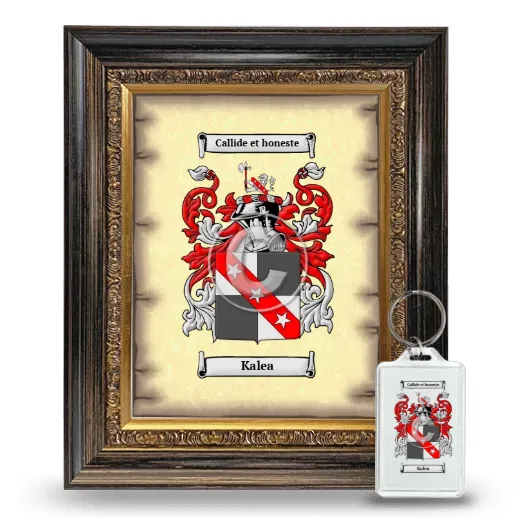 Kalea Framed Coat of Arms and Keychain - Heirloom