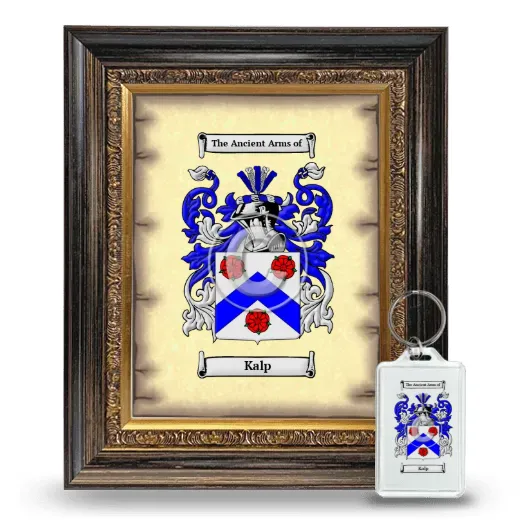 Kalp Framed Coat of Arms and Keychain - Heirloom