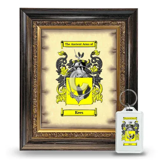 Kees Framed Coat of Arms and Keychain - Heirloom