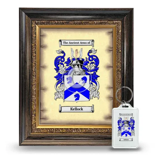 Kellock Framed Coat of Arms and Keychain - Heirloom