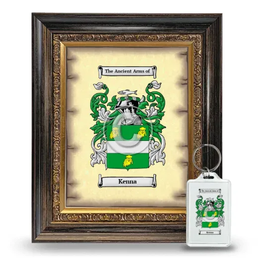 Kenna Framed Coat of Arms and Keychain - Heirloom