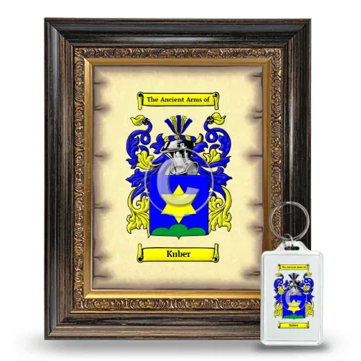 Kuber Framed Coat of Arms and Keychain - Heirloom