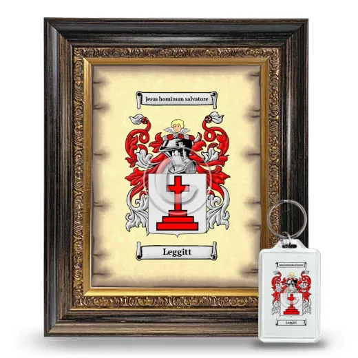 Leggitt Framed Coat of Arms and Keychain - Heirloom