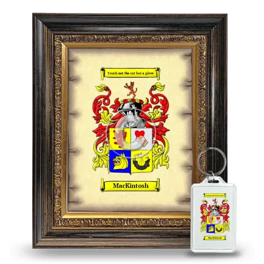 MacKintosh Framed Coat of Arms and Keychain - Heirloom