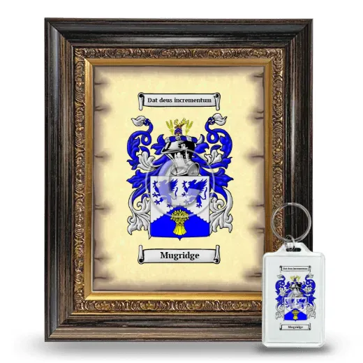 Mugridge Framed Coat of Arms and Keychain - Heirloom