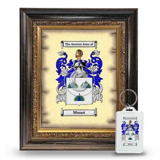 Munot Framed Coat of Arms and Keychain - Heirloom