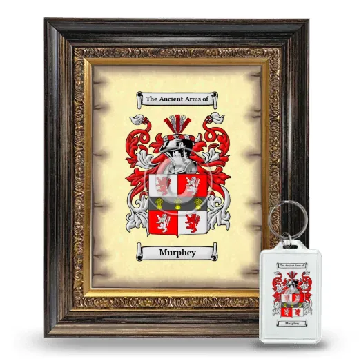 Murphey Framed Coat of Arms and Keychain - Heirloom