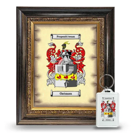 Oatman Framed Coat of Arms and Keychain - Heirloom