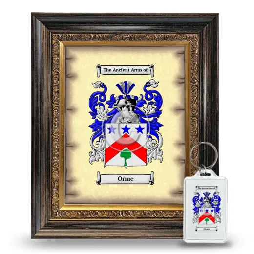 Orme Framed Coat of Arms and Keychain - Heirloom