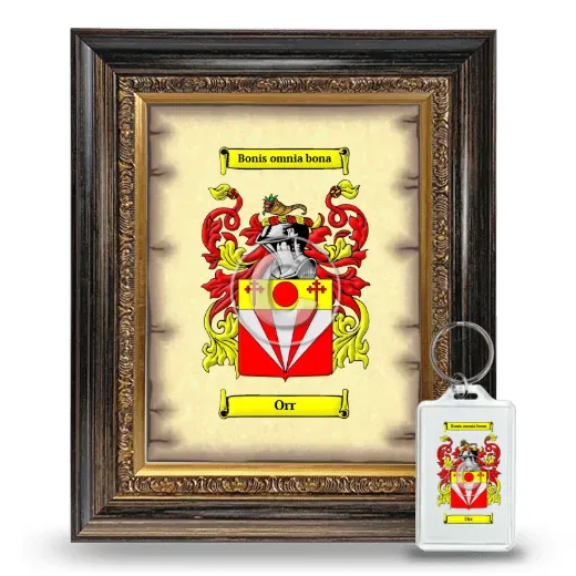 Orr Framed Coat of Arms and Keychain - Heirloom