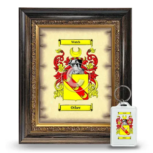Other Framed Coat of Arms and Keychain - Heirloom