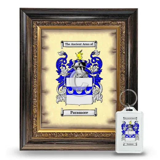 Paramore Framed Coat of Arms and Keychain - Heirloom
