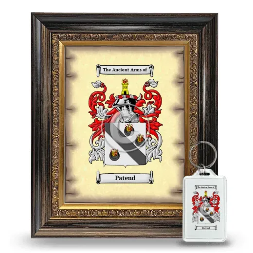 Patend Framed Coat of Arms and Keychain - Heirloom
