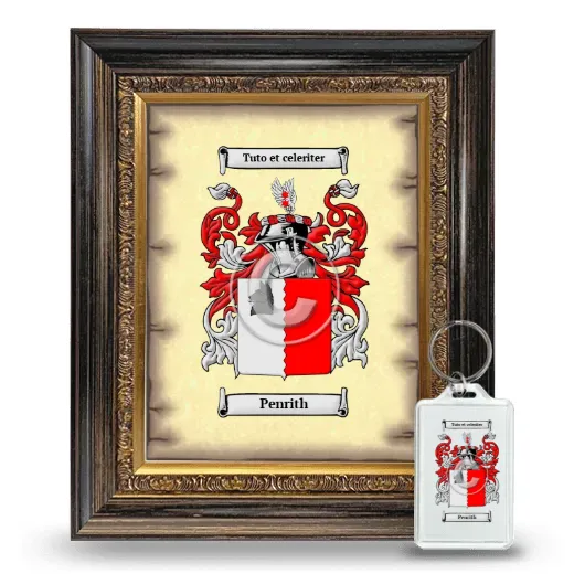 Penrith Framed Coat of Arms and Keychain - Heirloom