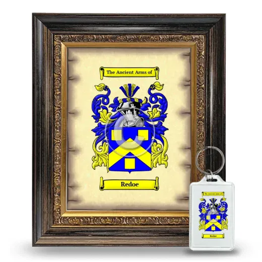 Redoe Framed Coat of Arms and Keychain - Heirloom
