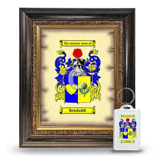 Reinholdt Framed Coat of Arms and Keychain - Heirloom